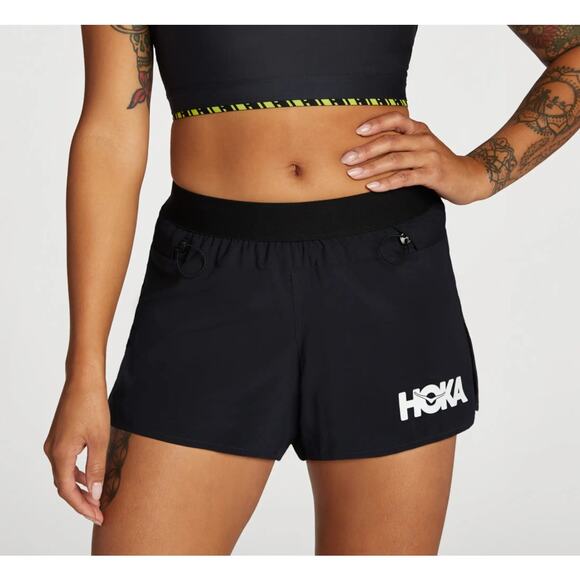 Hoka Speedgoat Trail Shorts Running Black Size Small - Picture 1 of 9